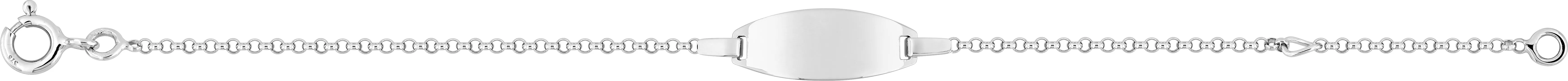 Gourmette Or Blanc Balzas - Bracelet en Or 375 9k - Bijoux en Vogue