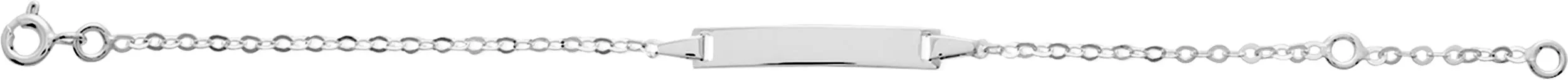 Gourmette Or Blanc Dentist - Bracelet en Or 375 9k - Bijoux en Vogue