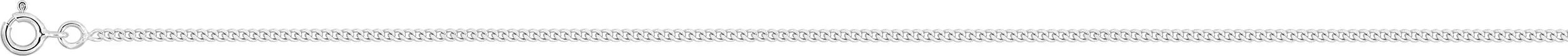 Gourmette Or Blanc Nocine - Bracelet en Or 375 9k - Bijoux en Vogue