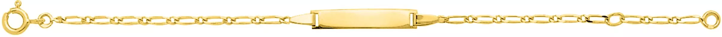 Gourmette Or Bayonnes - Bracelet en Or 375 9k