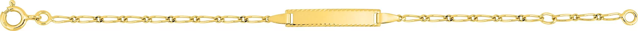 Gourmette Or Fein - Bracelet en Or 375 9k
