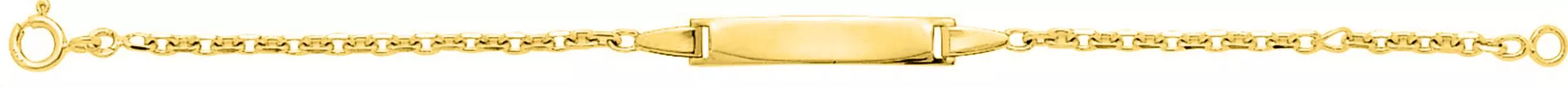Gourmette Or Ghisl - Bracelet en Or 375 9k