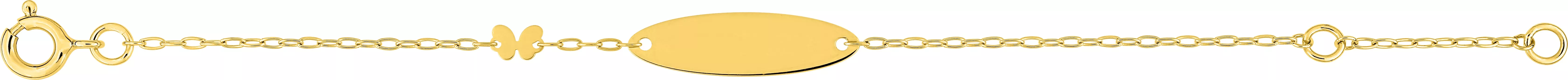 Gourmette Or Bourliyate Papillon - Bracelet en Or 375 9k - Bijoux en Vogue