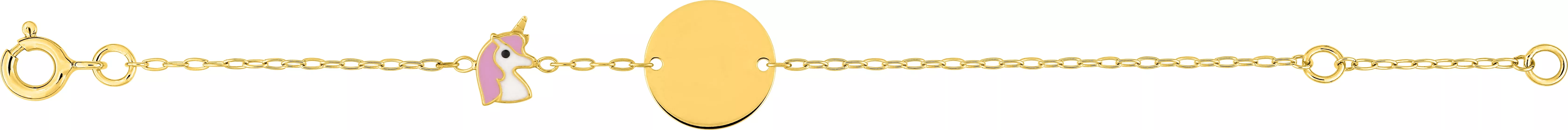 Gourmette Or Doren Licorne - Bracelet en Or 375 9k - Bijoux en Vogue