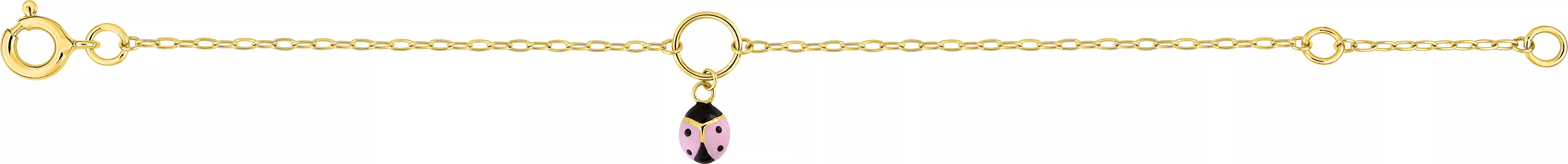 Gourmette Or Brague Coccinelle - Bracelet en Or 375 9k - Bijoux en Vogue