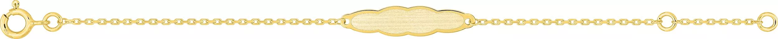 Gourmette Or Choun - Bracelet en Or 375 9k - Bijoux en Vogue