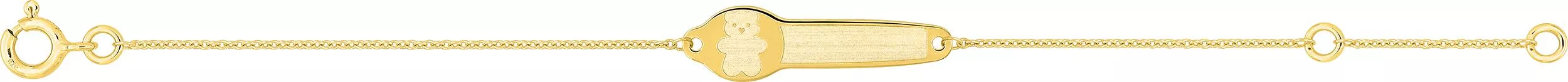 Gourmette Or Aini - Bracelet en Or 375 9k - Bijoux en Vogue