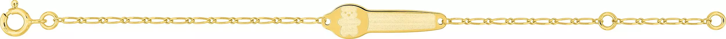 Gourmette Or Anastasae - Bracelet en Or 375 9k - Bijoux en Vogue