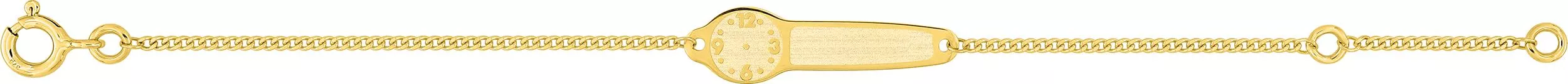 Gourmette Or Couba - Bracelet en Or 375 9k - Bijoux en Vogue