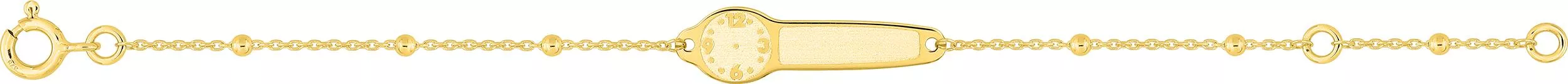 Gourmette Or Dacis - Bracelet en Or 375 9k - Bijoux en Vogue