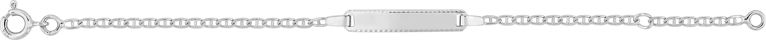 Gourmette Or Blanc Djignonde - Bracelet en Or 750 18k - Bijoux en Vogue