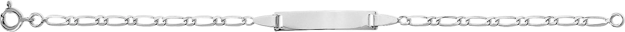 Gourmette Or Blanc Adbdelouhab - Bracelet en Or 750 18k - Bijoux en Vogue