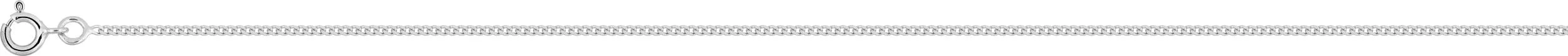 Gourmette Or Blanc Foda - Bracelet en Or 750 18k - Bijoux en Vogue