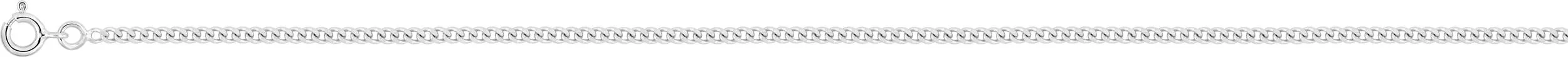 Gourmette Or Blanc Buchbinder - Bracelet en Or 750 18k - Bijoux en Vogue