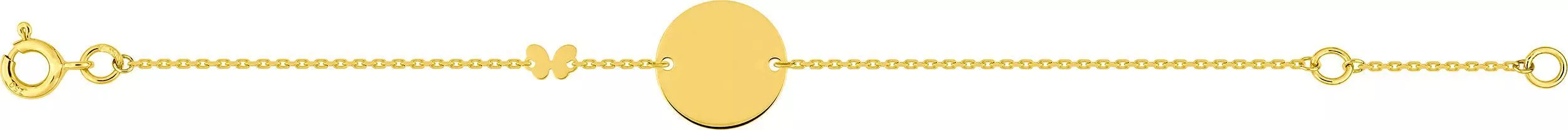 Gourmette Or Donniou Papillon - Bracelet en Or 750 18k - Bijoux en Vogue