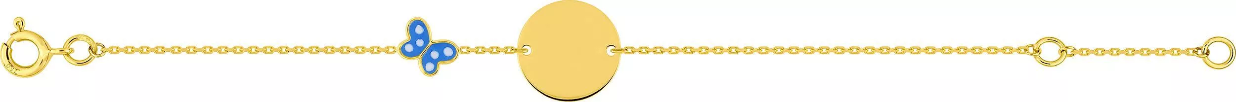 Gourmette Or Dehondt Papillon - Bracelet en Or 750 18k - Bijoux en Vogue