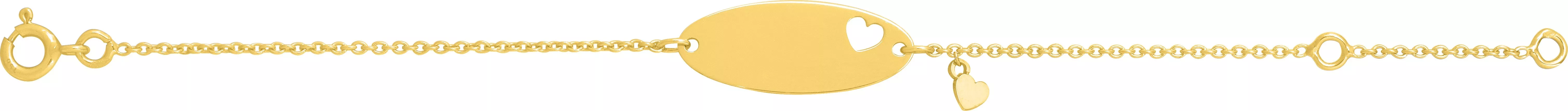 Gourmette Or Chaillou Coeur - Bracelet en Or 750 18k - Bijoux en Vogue