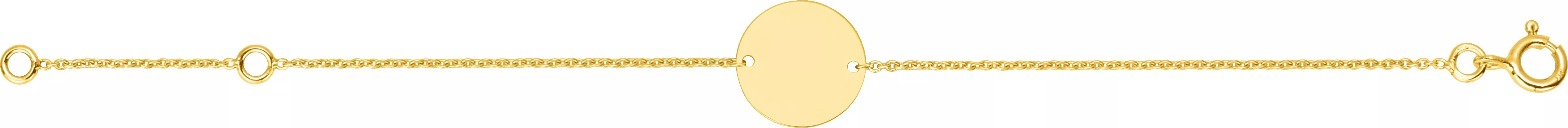 Gourmette Or Nyssa forçat - Bracelet en Or 750 18k - Bijoux en Vogue