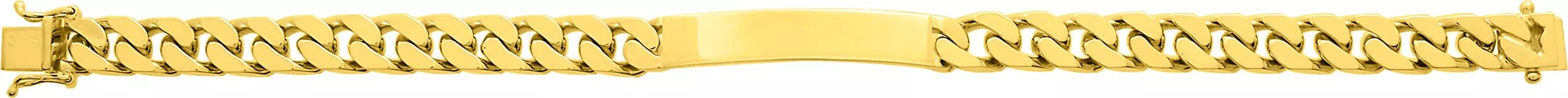 Gourmette Homme Or Bounchak - Bracelet en Or 750 18k - Bijoux en Vogue