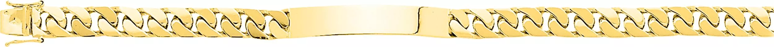 Gourmette Homme Or Asgher - Bracelet en Or 750 18k - Bijoux en Vogue