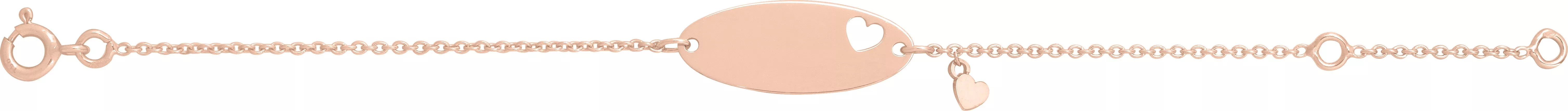 Gourmette Or Rose Blignieres Coeur - Bracelet en Or 750 18k - Bijoux en Vogue