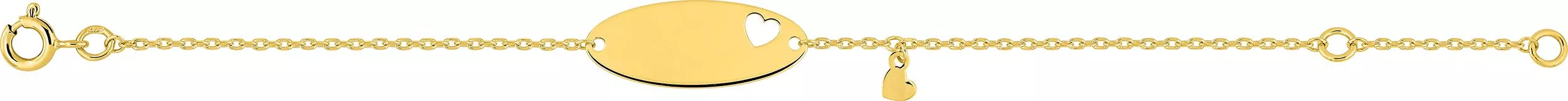 Gourmette Plaqué Or Batiment - Bracelet en Plaqué or - Bijoux en Vogue