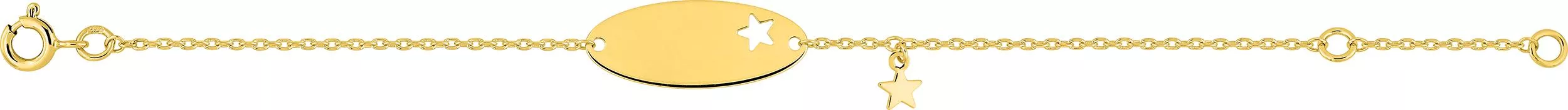 Gourmette Plaqué Or Cassem - Bracelet en Plaqué or - Bijoux en Vogue