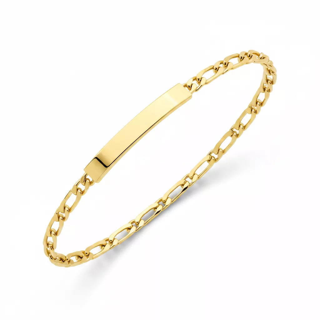 Gourmette Plaqué Or Etaher cheval - Bracelet en Plaqué or - Bijoux en Vogue