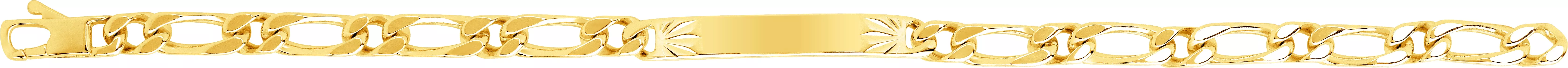 Gourmette Plaqué Or Flamenbaun cheval - Bracelet en Plaqué or - Bijoux en Vogue