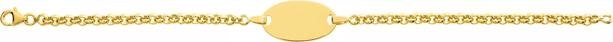 Gourmette Plaqué Or Ajaguen jaseron - Bracelet en Plaqué or - Bijoux en Vogue