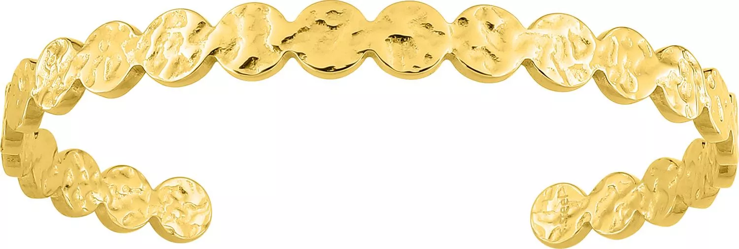 Jonc Acier Doré Alana - Bracelet en Acier - Bijoux en Vogue