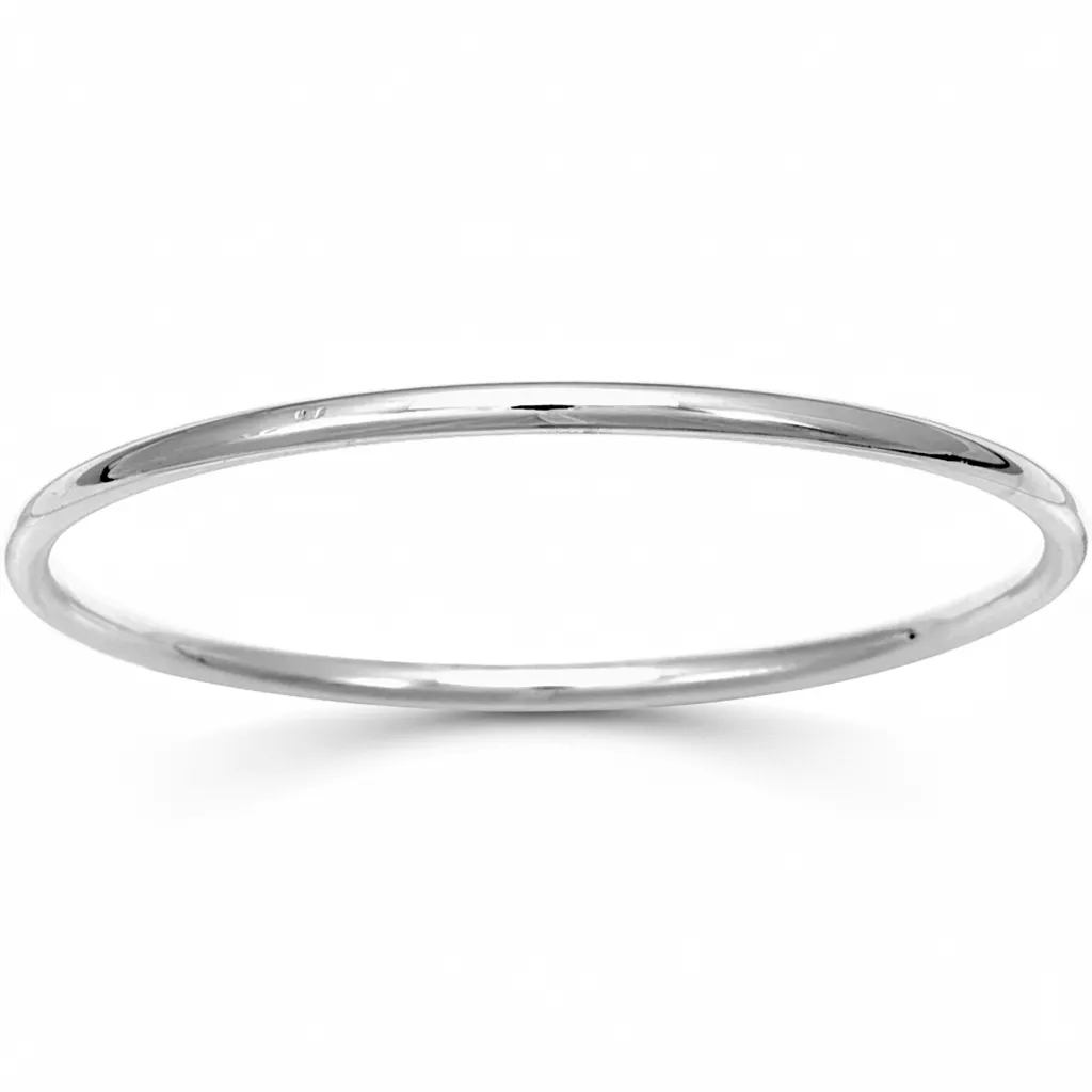 Jonc Argent Roseline - Bracelet en Argent 925 - Bijoux en Vogue