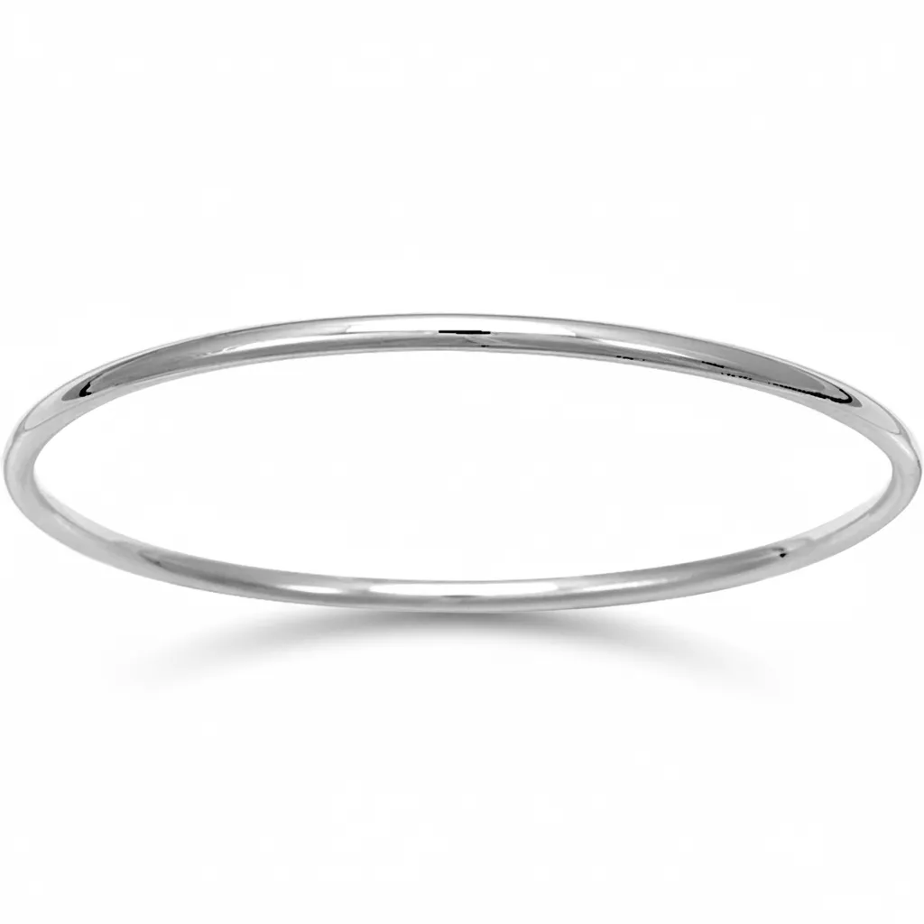 Jonc Argent Tokiwa - Bracelet en Argent 925 - Bijoux en Vogue