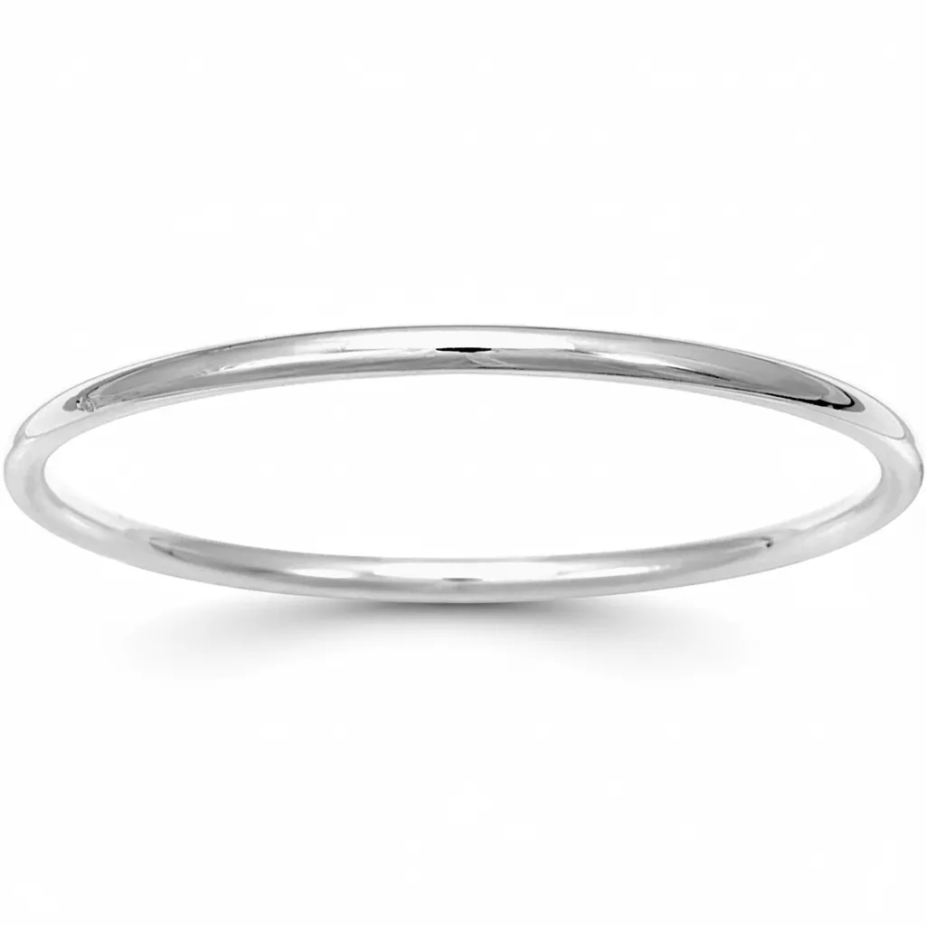 Jonc Argent Solenna - Bracelet en Argent 925 - Bijoux en Vogue
