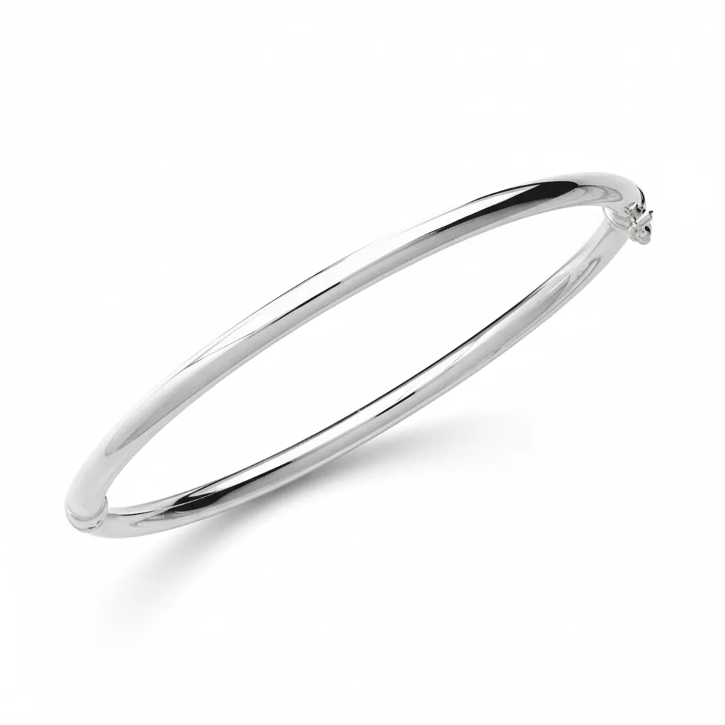 Jonc Argent Erzulia - Bracelet en Argent 925 - Bijoux en Vogue