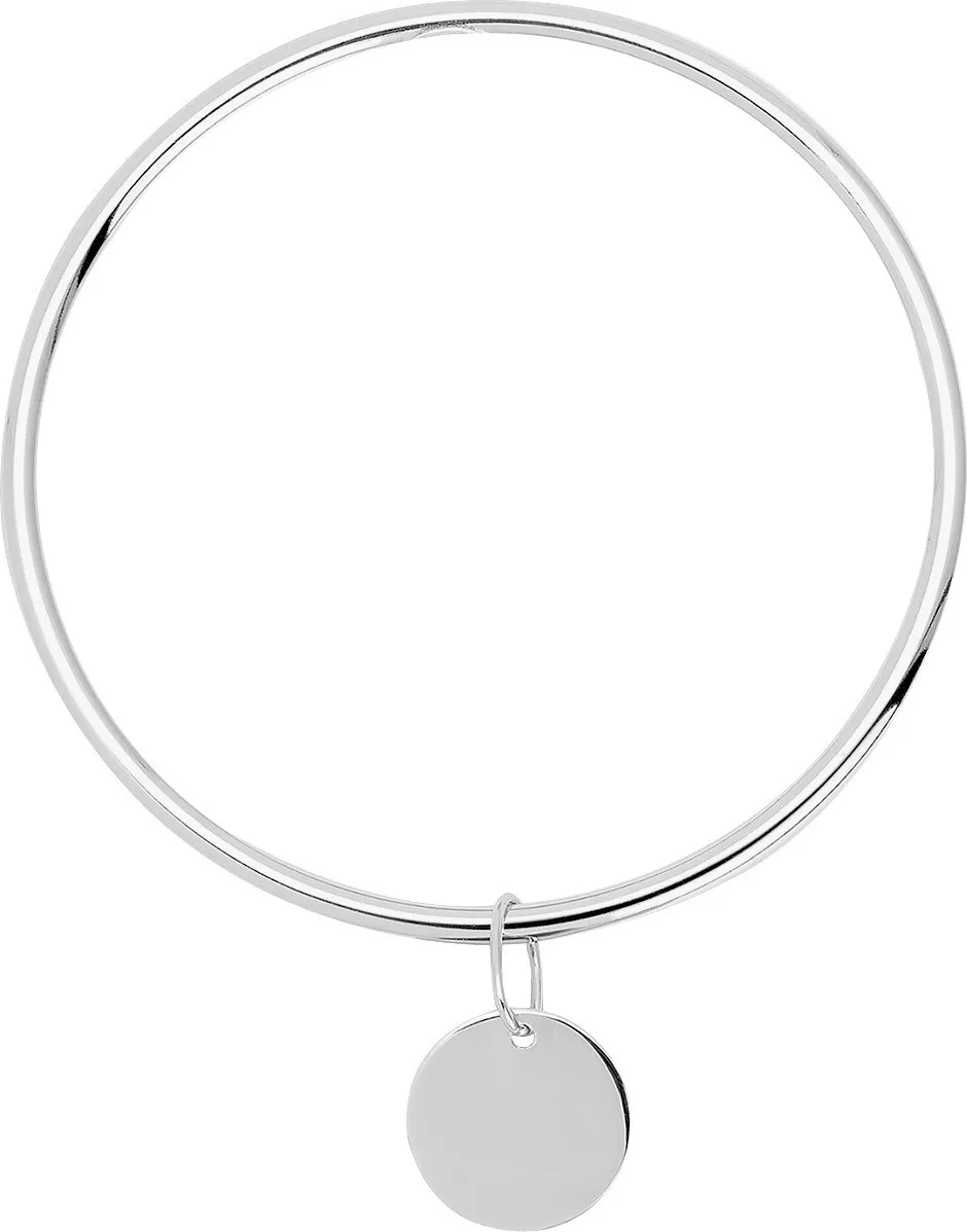 Jonc Argent Mbiada Diamètre 63mm - Bracelet en Argent 925 - Bijoux en Vogue