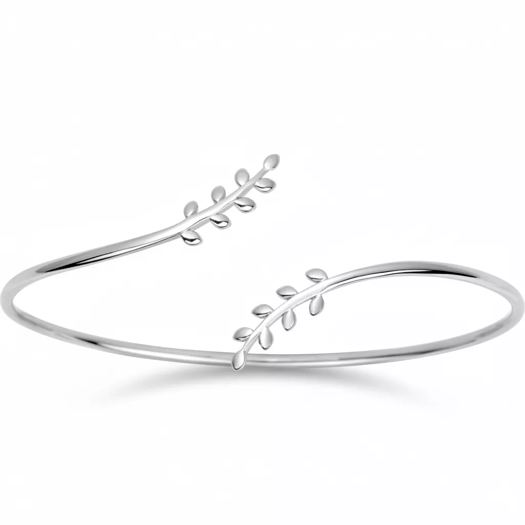 Jonc Argent Lacotte - Bracelet en Argent 925 - Bijoux en Vogue