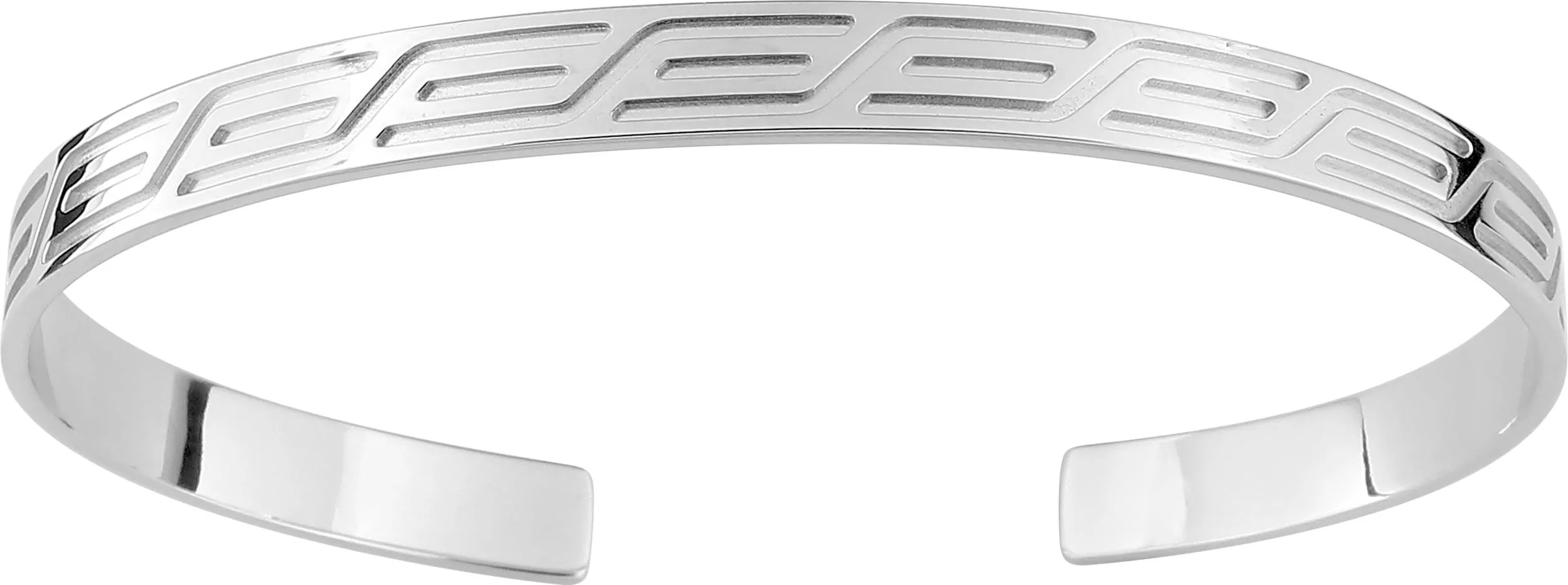 Jonc Argent Felicidad - Bracelet en Argent 925 - Bijoux en Vogue