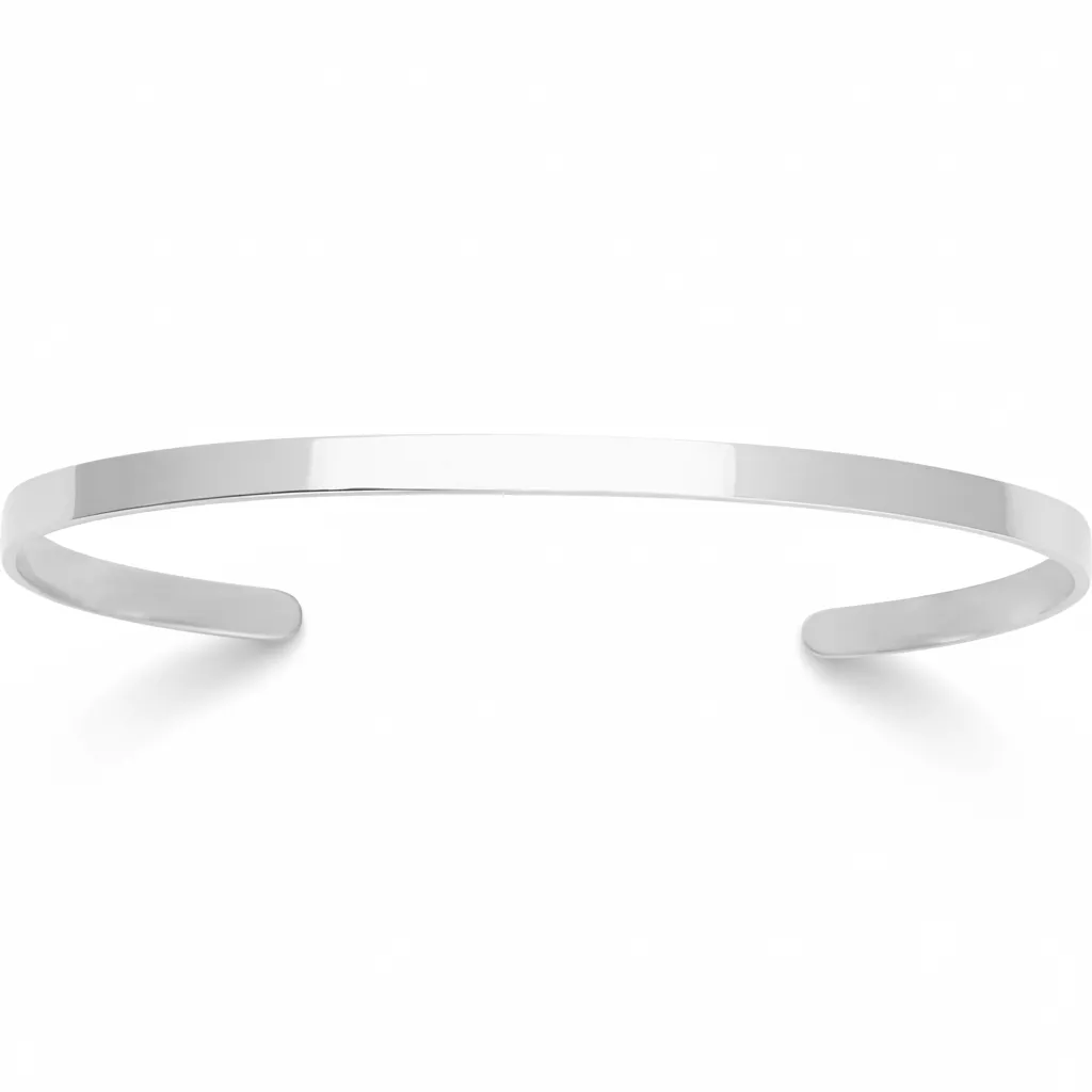 Jonc Homme Argent Jermieson - Bracelet en Argent 925 - Bijoux en Vogue
