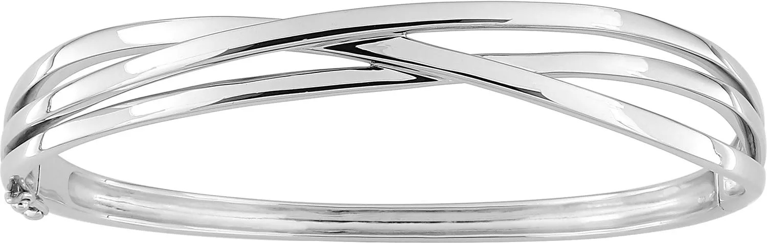 Jonc Homme Argent Tiofilo - Bracelet en Argent 925 - Bijoux en Vogue