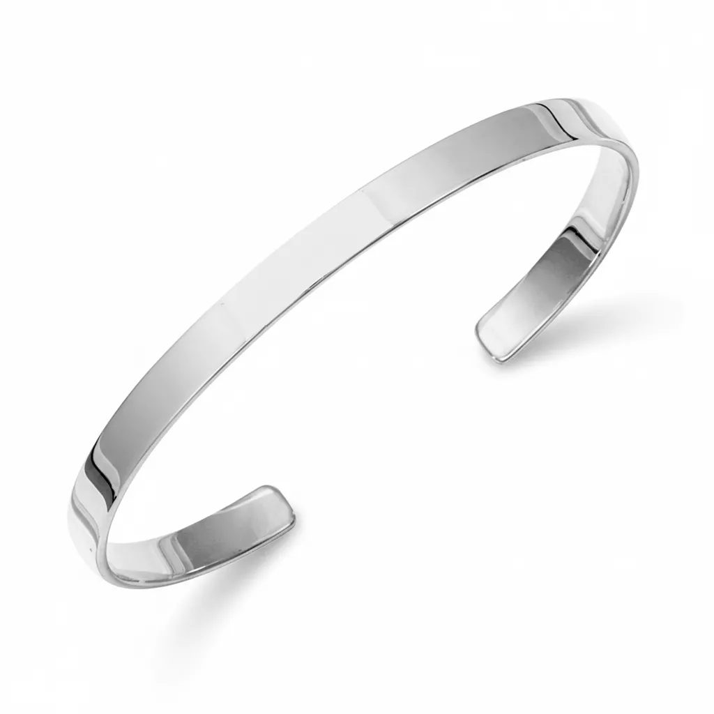 Jonc Homme Argent Vannasouk - Bracelet en Argent 925 - Bijoux en Vogue