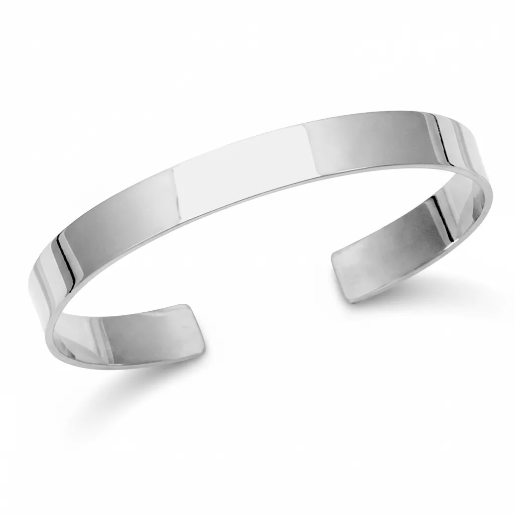 Jonc Homme Argent Sidon - Bracelet en Argent 925 - Bijoux en Vogue
