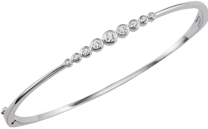 Bracelet jonc aurore Lygie boréale - Bracelet en Argent 925 - Bijoux en Vogue