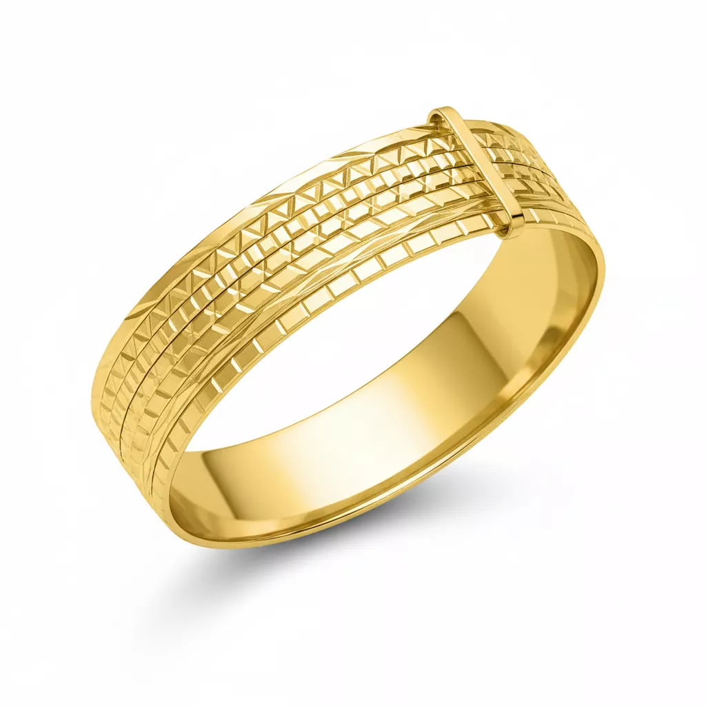 Jonc Or Darifa - Bracelet en Or 750 18k