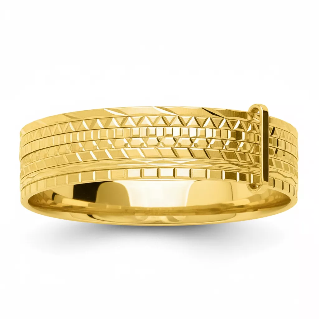 Jonc Or Sarla - Bracelet en Or 750 18k