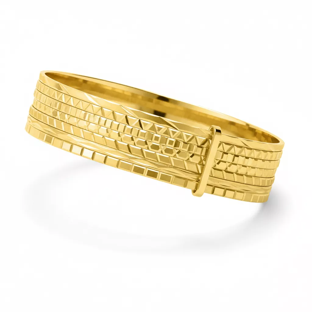 Jonc Or Dulcidia - Bracelet en Or 750 18k