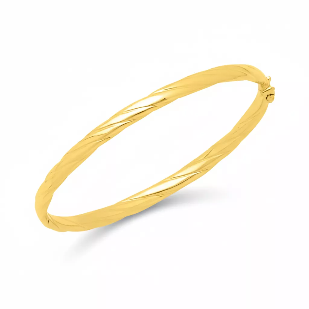 Jonc Or Nasrodine - Bracelet en Or 750 18k - Bijoux en Vogue