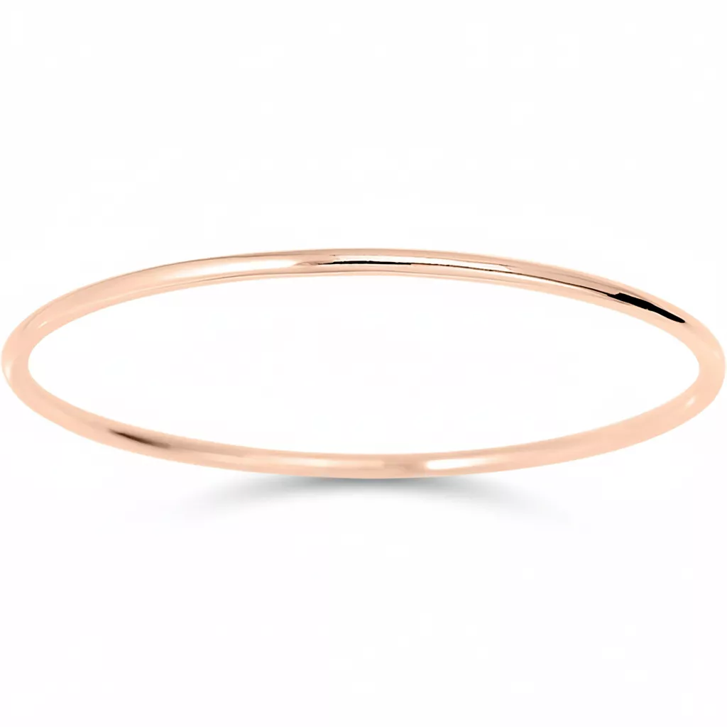 Jonc Or Rose Bouchonnerie - Bracelet en Or 750 18k - Bijoux en Vogue
