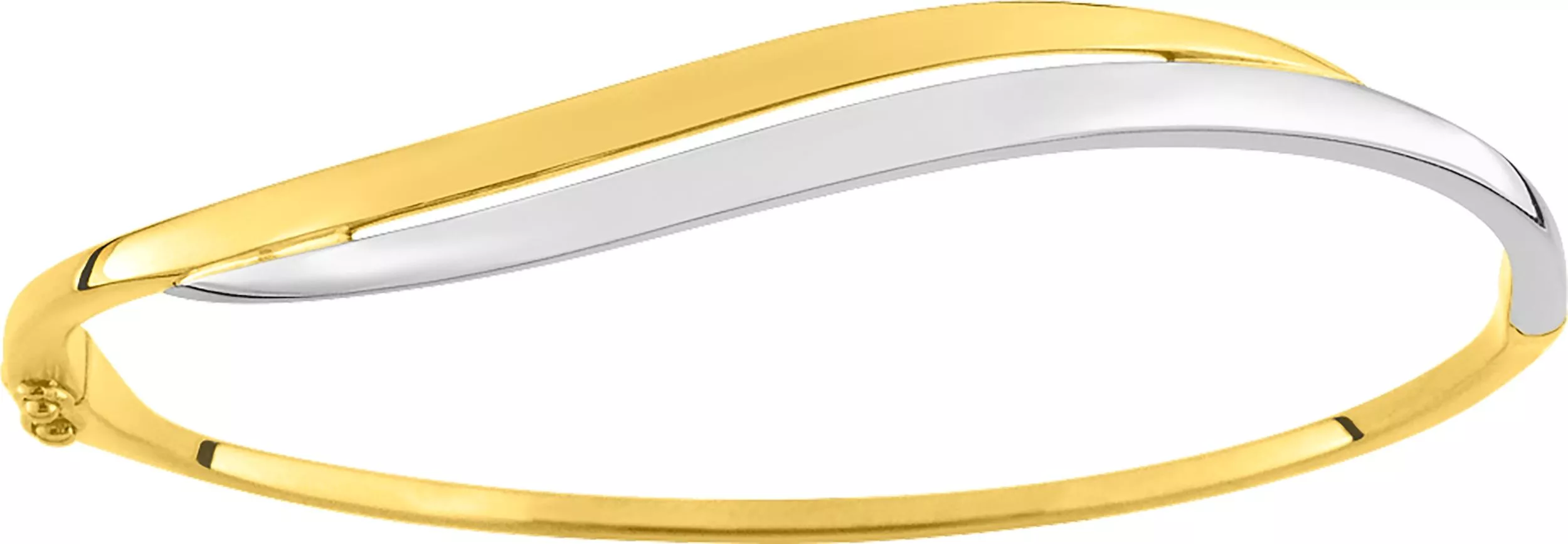 Jonc Plaqué Or Gisa - Bracelet en Plaqué or - Bijoux en Vogue