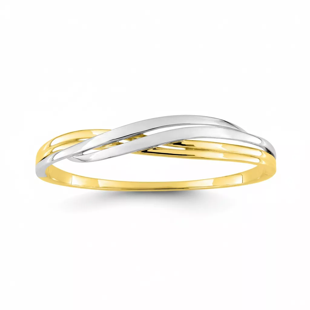 Jonc Plaqué Or Robinetterie - Bracelet en Plaqué or - Bijoux en Vogue